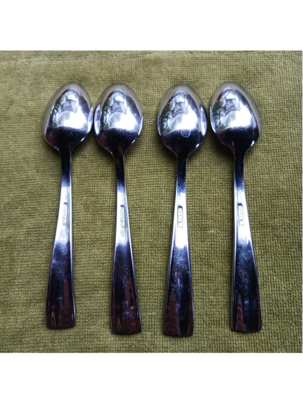Oneida Splice Stainless Steel Tea Spoons Set of 4